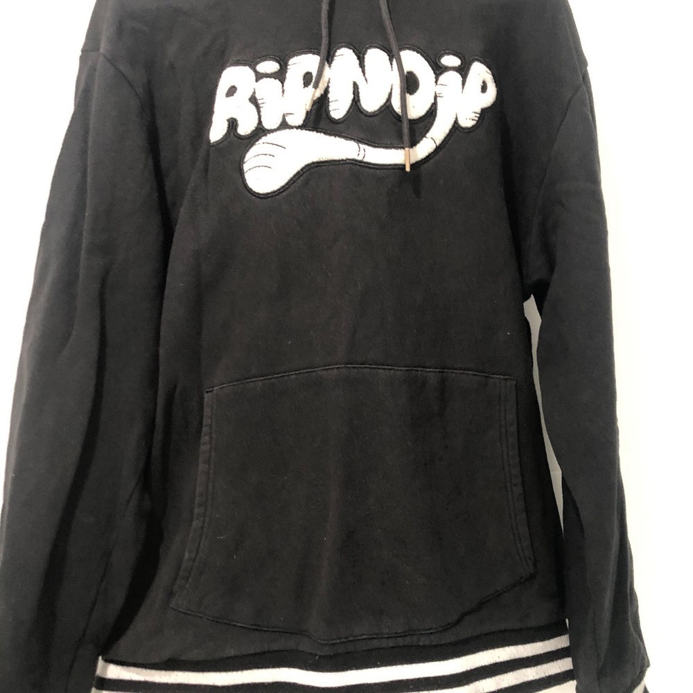 Men’s black ripndip hoodie